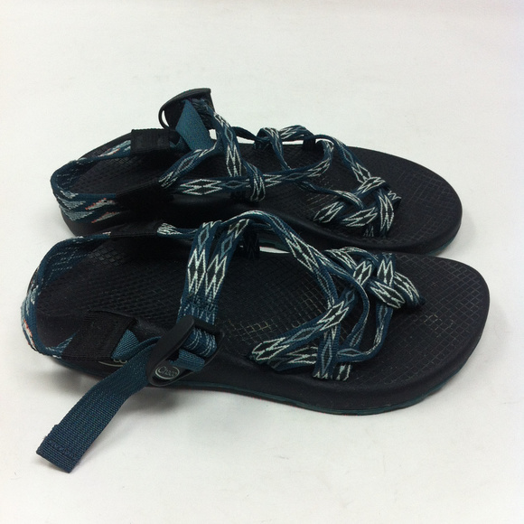 Chaco ZX 2 Blue Rubber Sport Comfort Sandals Sz 8 - Picture 2 of 8